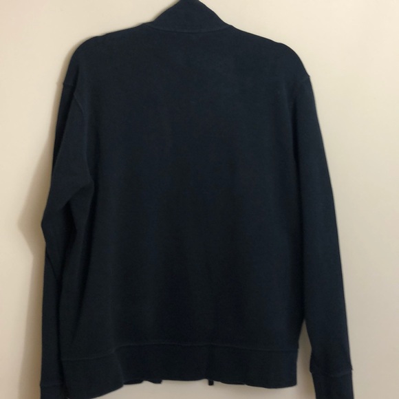Polo by RL Navy Full-Zip Cotton Sweater Size M - Picture 7 of 8